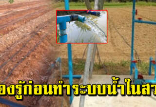 การทำระบบน้ำ สำหรับการเกษตร ต้องใช้อุปกรณ์อะไรบ้าง
