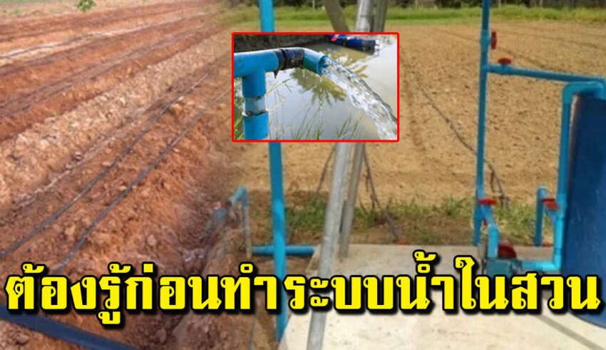 การทำระบบน้ำ สำหรับการเกษตร ต้องใช้อุปกรณ์อะไรบ้าง